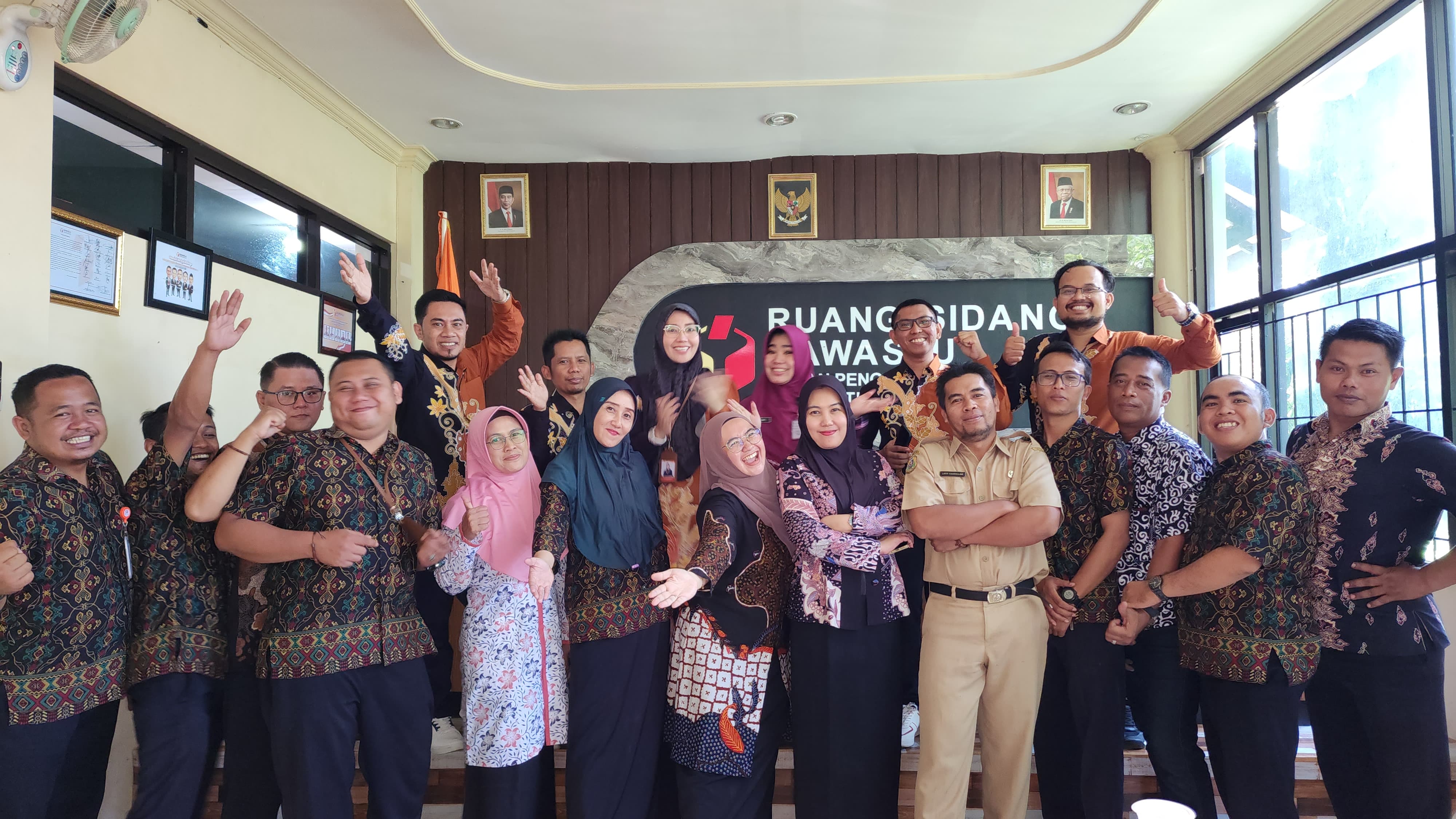 Foto saat halal bihalal