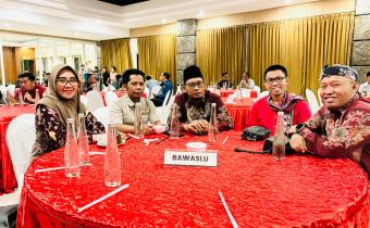 Bawaslu Bondowoso menghadiri undangan KPU tentang penetapan kursi DPRD
